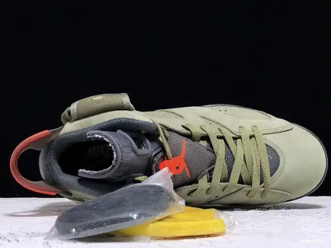 One Kick CN1084-200 Travis x Scott 6 Jordan Medium Air Olive 0607